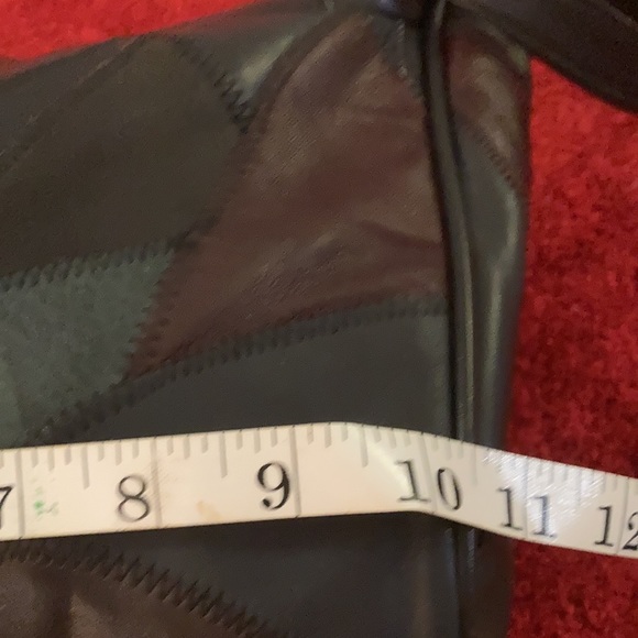 NWT Four Seasons Genuine Soft Leather Patchwork  Crossbody Purse - Picture 5 of 7